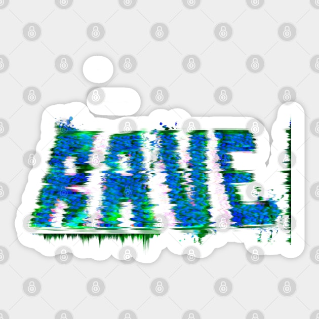 Rave Sticker by stefy